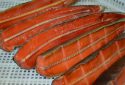 Cold smoked Sockeye (red) salmon balyk